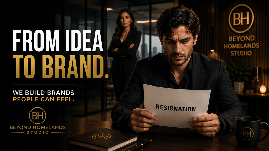A speculative cinematic brand film following a professional preparing to launch an independent business, demonstrating how strategy, identity and emotional storytelling can turn expertise into a recognizable new brand.